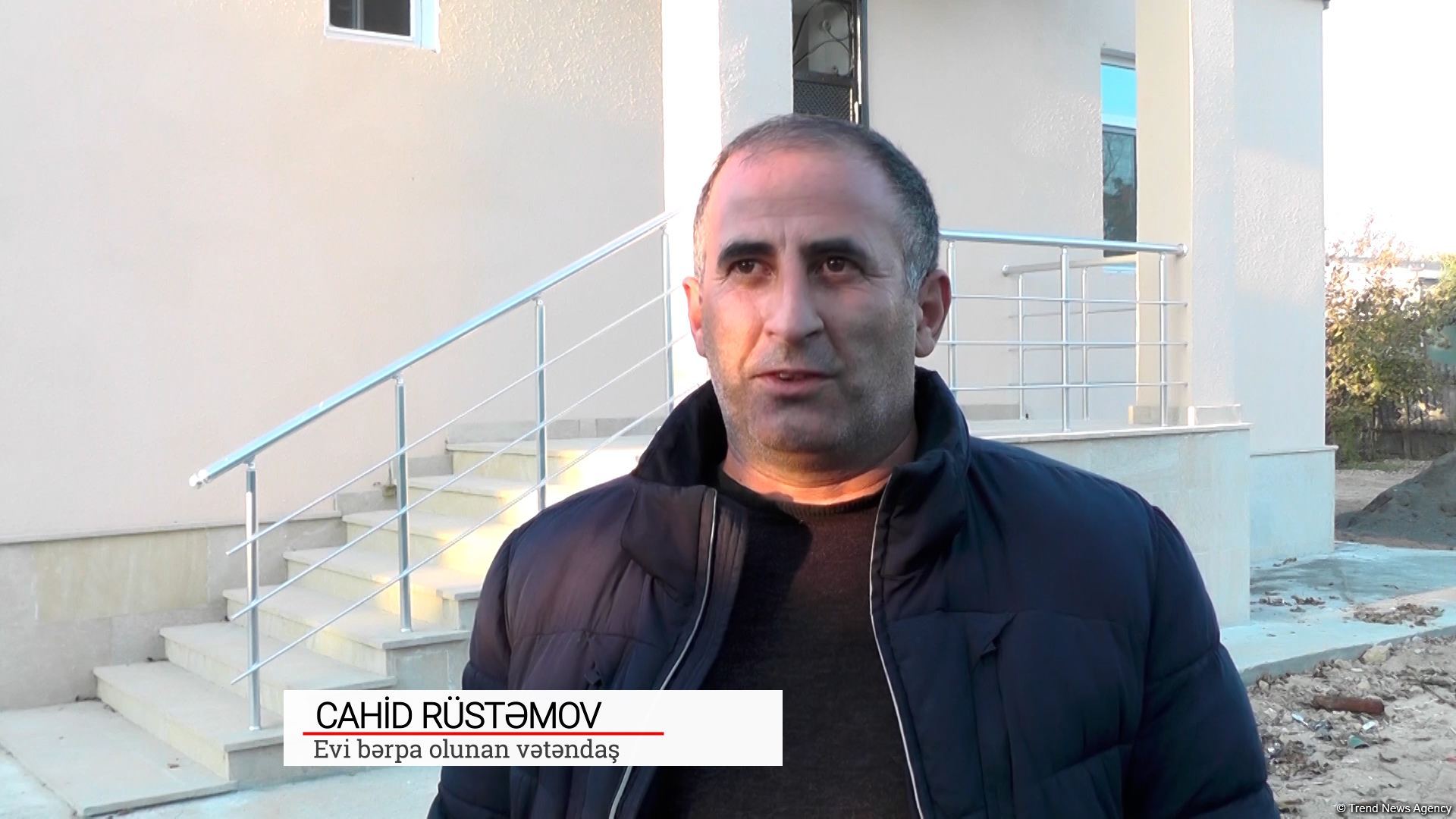 Dövlətimiz hər an yanımızda oldu – Evləri bərpa edilən vətəndaşlar (Trend TV) (FOTO)