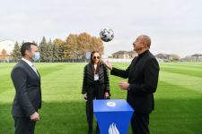 Prezident İlham Əliyev və birinci xanım Mehriban Əliyeva Şamaxı şəhər stadionunun açılışında iştirak ediblər (FOTO/VİDEO) (YENİLƏNİB)