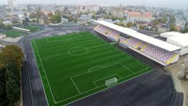 Prezident İlham Əliyev və birinci xanım Mehriban Əliyeva Şamaxı şəhər stadionunun açılışında iştirak ediblər (FOTO/VİDEO) (YENİLƏNİB)