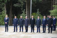 Türk Şurası ölkələrinin baş prokurorları Fəxri xiyabanı və Şəhidlər xiyabanını ziyarət ediblər (FOTO)