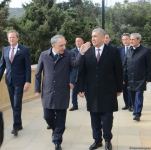 Türk Şurası ölkələrinin baş prokurorları Fəxri xiyabanı və Şəhidlər xiyabanını ziyarət ediblər (FOTO)