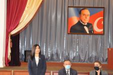 Deputat Sevil Mikayılova Xaçmazda şəhid ailələri və qazilərlə görüşüb (FOTO)