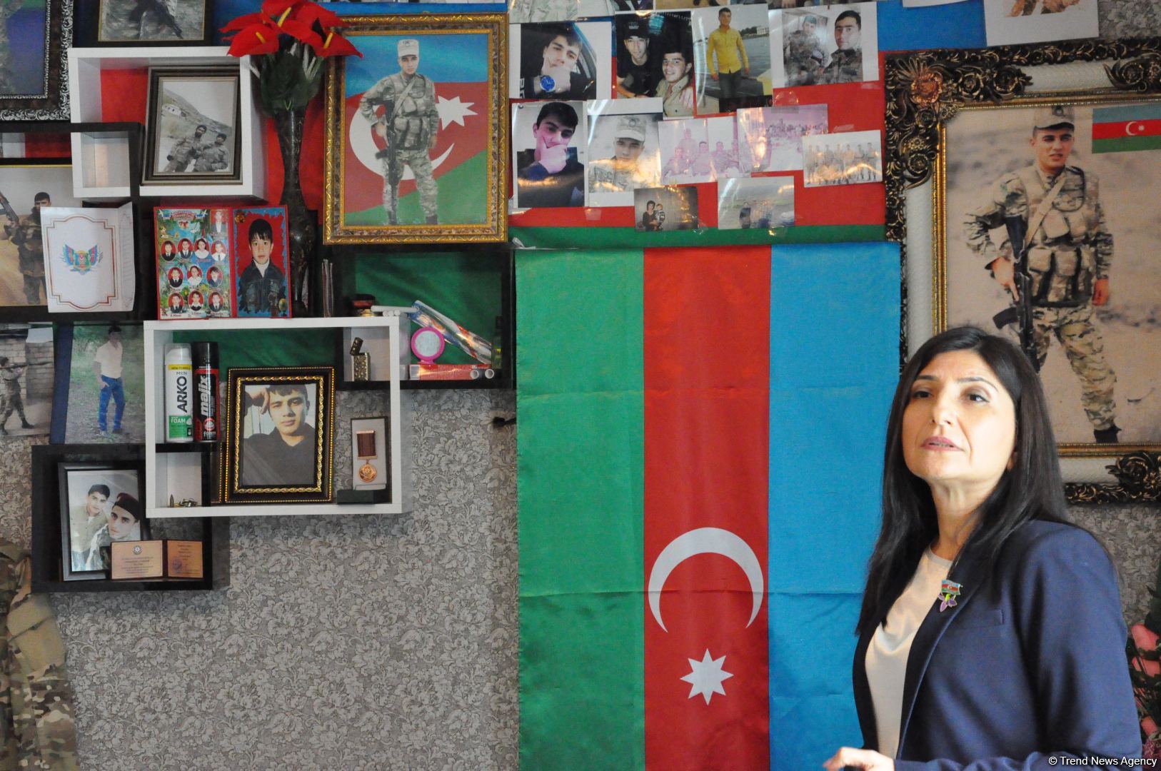 Deputat Sevil Mikayılova Xaçmazda şəhid ailələri və qazilərlə görüşüb (FOTO)
