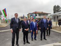 Tərtərdə Ermənistanın atəşi nəticəsində dağılan məktəbin modul tipli yeni binasının açılışı olub (FOTO)
