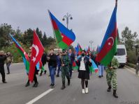 Tərtərdə Bayraq və Zəfər günləri ilə əlaqədar yürüş keçirilib (FOTO)
