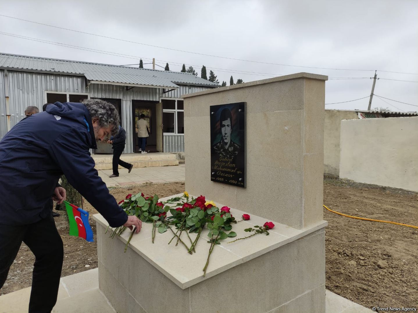 Tərtərdə Ermənistanın atəşi nəticəsində dağılan məktəbin modul tipli yeni binasının açılışı olub (FOTO)