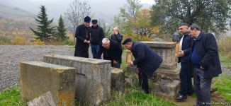 Alban-Udi xristian dini icması Xocavəndin Çinarlı kəndinə səfər edib (FOTO)