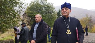 Alban-Udi xristian dini icması Xocavəndin Çinarlı kəndinə səfər edib (FOTO)