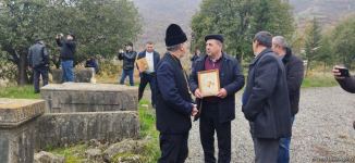 Alban-Udi xristian dini icması Xocavəndin Çinarlı kəndinə səfər edib (FOTO)