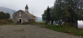 Alban-Udi xristian dini icması Xocavəndin Çinarlı kəndinə səfər edib (FOTO)