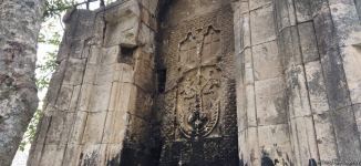 Alban-Udi xristian dini icması Xocavəndin Çinarlı kəndinə səfər edib (FOTO)