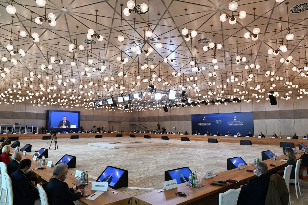 Prezident İlham Əliyev VIII Qlobal Bakı Forumunda çıxış edib (FOTO/VİDEO) (YENİLƏNİB)