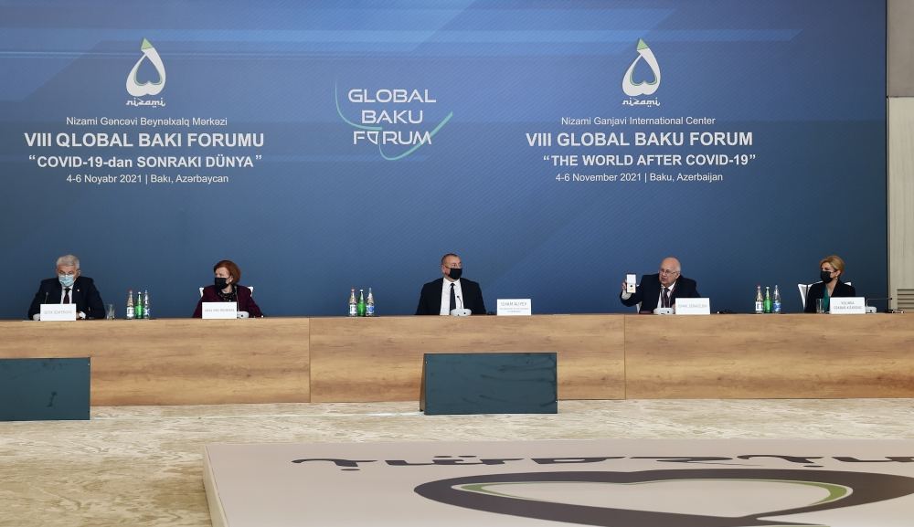 Prezident İlham Əliyev VIII Qlobal Bakı Forumunda çıxış edib (FOTO/VİDEO) (YENİLƏNİB)