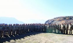 Azərbaycan Prezidenti, Silahlı Qüvvələrin Ali Baş Komandanı İlham Əliyev Şuşada hərbçilər qarşısında çıxış edib (FOTO/VİDEO) (YENİLƏNİB-2)