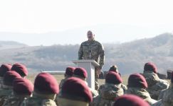Azərbaycan Prezidenti, Silahlı Qüvvələrin Ali Baş Komandanı İlham Əliyev Şuşada hərbçilər qarşısında çıxış edib (FOTO/VİDEO) (YENİLƏNİB-2)