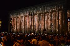 Zəfər Gününə həsr olunan videoproyeksiya nümayiş etdirilib (FOTO)