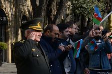 Bakıda Zəfər yürüşü və flaşmobu keçirilib (FOTO/VİDEO) (ƏLAVƏ OLUNUB)
