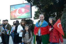 Bakıda Zəfər yürüşü və flaşmobu keçirilib (FOTO/VİDEO) (ƏLAVƏ OLUNUB)