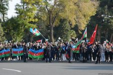 Bakıda Zəfər yürüşü və flaşmobu keçirilib (FOTO/VİDEO) (ƏLAVƏ OLUNUB)