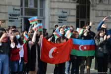 Bakıda Zəfər yürüşü və flaşmobu keçirilib (FOTO/VİDEO) (ƏLAVƏ OLUNUB)