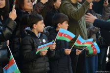 Bakıda Zəfər yürüşü və flaşmobu keçirilib (FOTO/VİDEO) (ƏLAVƏ OLUNUB)