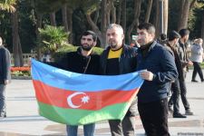 Bakıda Zəfər yürüşü və flaşmobu keçirilib (FOTO/VİDEO) (ƏLAVƏ OLUNUB)