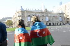 Bakıda Zəfər yürüşü və flaşmobu keçirilib (FOTO/VİDEO) (ƏLAVƏ OLUNUB)