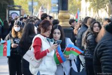 Bakıda Zəfər yürüşü və flaşmobu keçirilib (FOTO/VİDEO) (ƏLAVƏ OLUNUB)