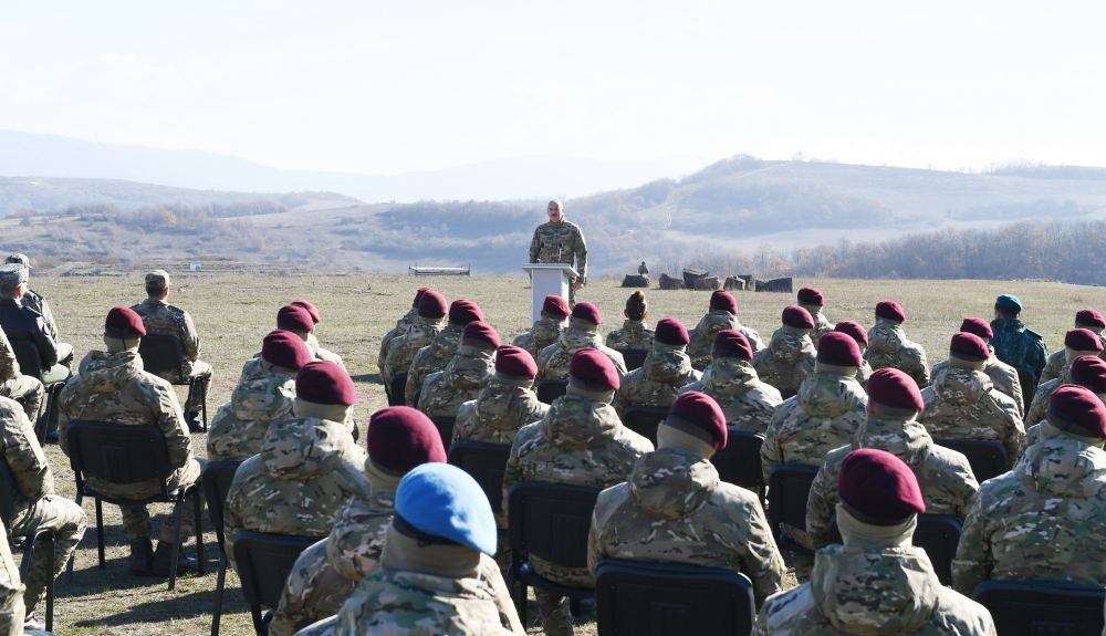 Azərbaycan Prezidenti, Silahlı Qüvvələrin Ali Baş Komandanı İlham Əliyev Şuşada hərbçilər qarşısında çıxış edib (FOTO/VİDEO) (YENİLƏNİB-2)