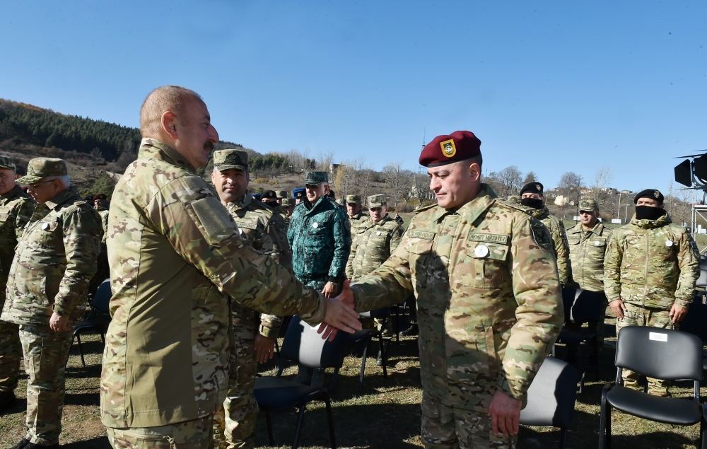 Azərbaycan Prezidenti, Silahlı Qüvvələrin Ali Baş Komandanı İlham Əliyev Şuşada hərbçilər qarşısında çıxış edib (FOTO/VİDEO) (YENİLƏNİB-2)