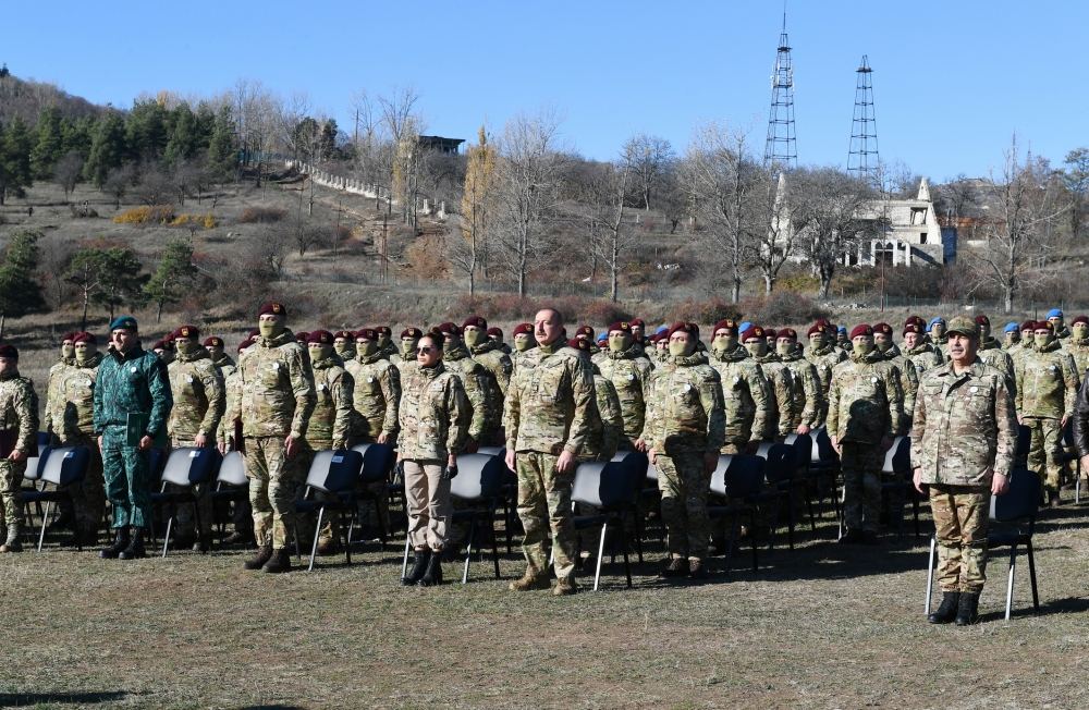 Azərbaycan Prezidenti, Silahlı Qüvvələrin Ali Baş Komandanı İlham Əliyev Şuşada hərbçilər qarşısında çıxış edib (FOTO/VİDEO) (YENİLƏNİB-2)