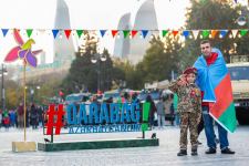 Şəhid övladları Zəfər yarmarkasında olublar (FOTO)