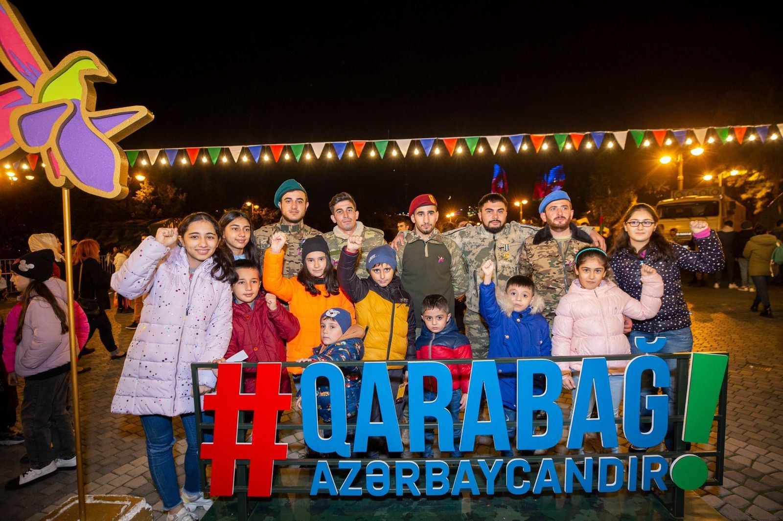Şəhid övladları Zəfər yarmarkasında olublar (FOTO)