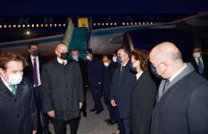 Prezident İlham Əliyev Türkiyə Respublikasına səfərə gəlib (FOTO/VİDEO)