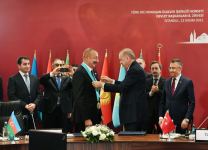 Prezident İlham Əliyevə Türk Dünyasının Ali Ordeni təqdim edildi (FOTO/VİDEO)