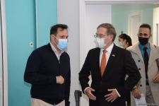 ABŞ səfiri Bakıda Milli Gimnastika Arenasında olub (FOTO)