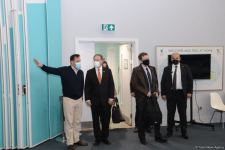 ABŞ səfiri Bakıda Milli Gimnastika Arenasında olub (FOTO)