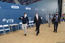 ABŞ səfiri Bakıda Milli Gimnastika Arenasında olub (FOTO)