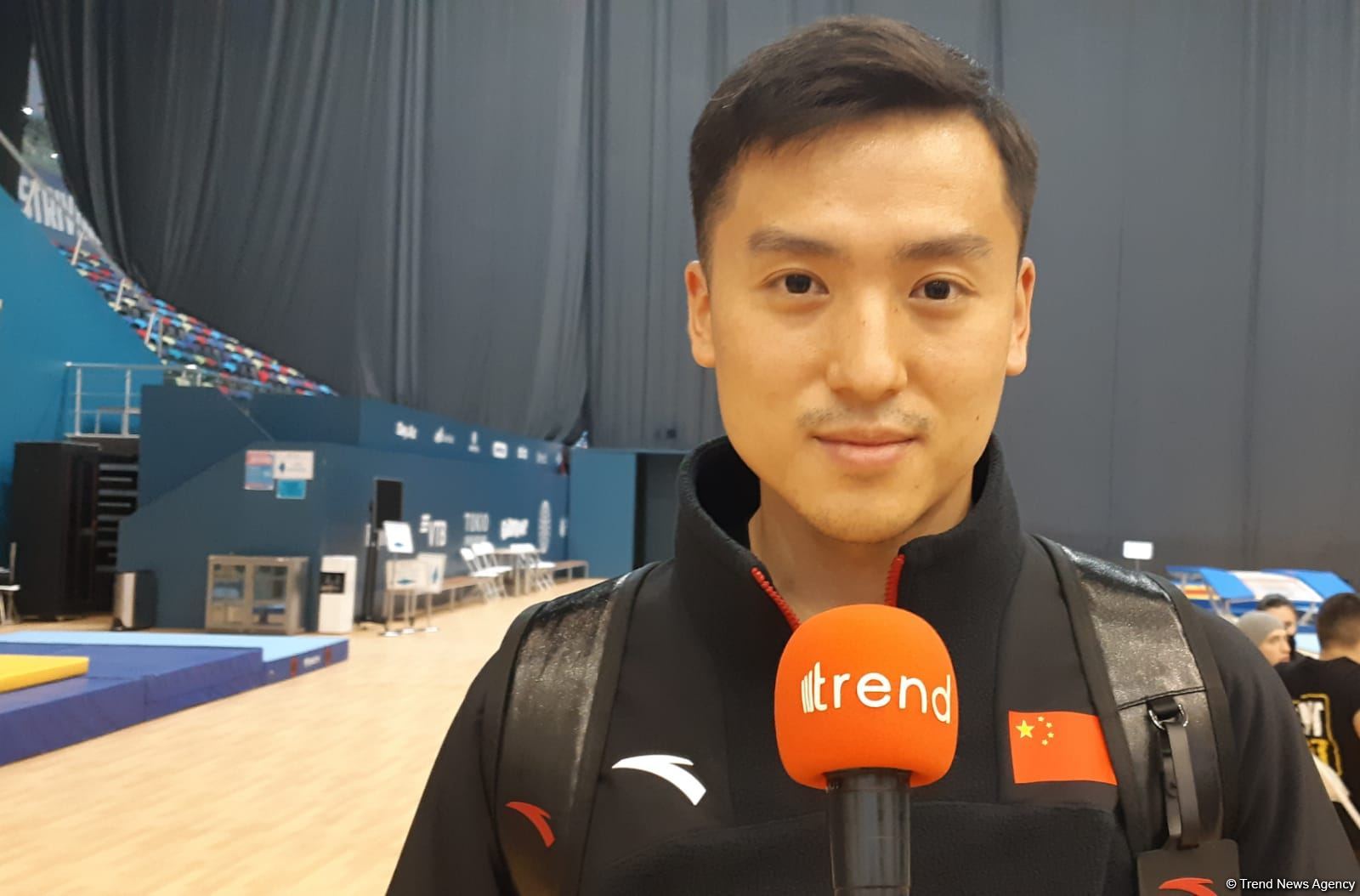 Bakıda özümü evimdəki kimi hiss edirəm - Batut gimnastikası üzrə Olimpiya çempionu