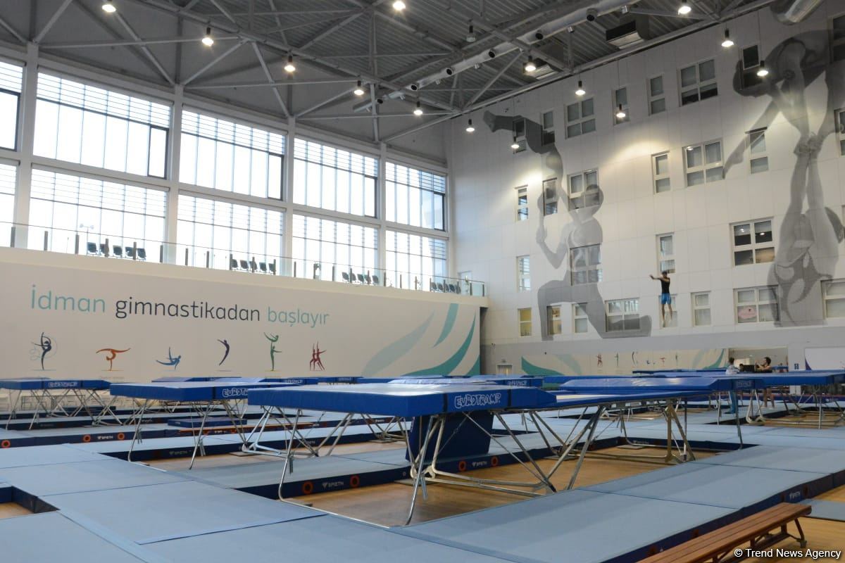 ABŞ səfiri Bakıda Milli Gimnastika Arenasında olub (FOTO)