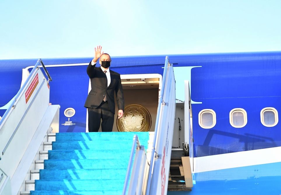 Prezident İlham Əliyevin Türkiyəyə səfəri başa çatıb (FOTO/VİDEO)