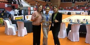 Gimnastımız İspaniyadan gümüş medalla qayıdır (FOTO)