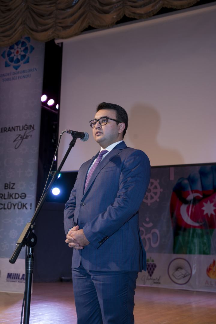 “Beynəlxalq Tolerantlıq Günü” münasibətilə “Tolerantlığın Zəfəri” adlı konsert proqramı təşkil edilib (FOTO/VİDEO)