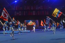Bakıda Batut Gimnastikası və Tamblinq üzrə 35-ci Dünya Çempionatının açılış mərasimi keçirilib (FOTO)
