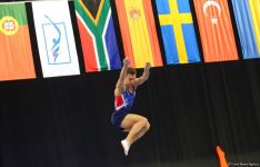Batut Gimnastikası və Tamblinq üzrə 35-ci Dünya Çempionatının birinci günündən ən maraqlı görüntülər (FOTO)