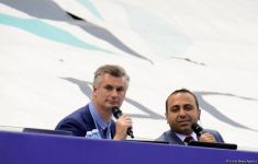 Batut Gimnastikası və Tamblinq üzrə 35-ci Dünya Çempionatının birinci günündən ən maraqlı görüntülər (FOTO)