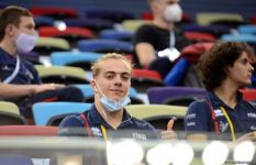 Batut Gimnastikası və Tamblinq üzrə 35-ci Dünya Çempionatının birinci günündən ən maraqlı görüntülər (FOTO)