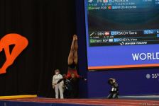 Bakıda Batut Gimnastikası və Tamblinq üzrə 35-ci Dünya Çempionatının birinci günü start götürüb (FOTO)