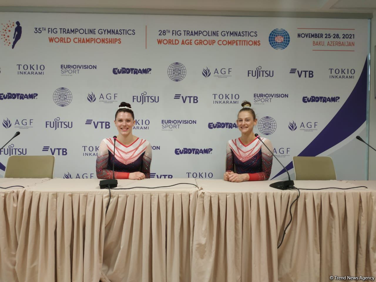 Milli Gimnastika Arenasında xoş mühit hökm sürür - Britaniyalı gimnastlar