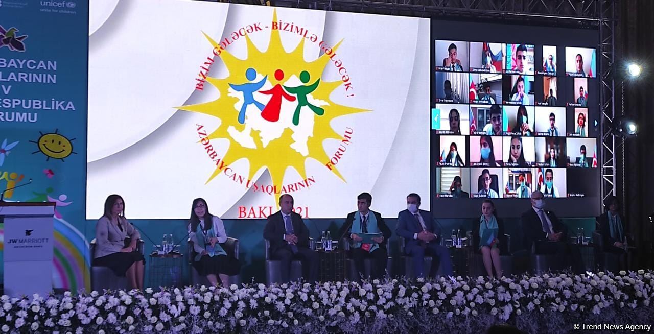 Azərbaycan Uşaqlarının V Ümumrespublika Forumu keçirilir (FOTO)